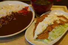 タルタルチキンカツカレー