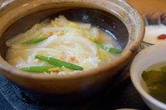 ポーザーハン　ホシエビと白菜の塩煮込み