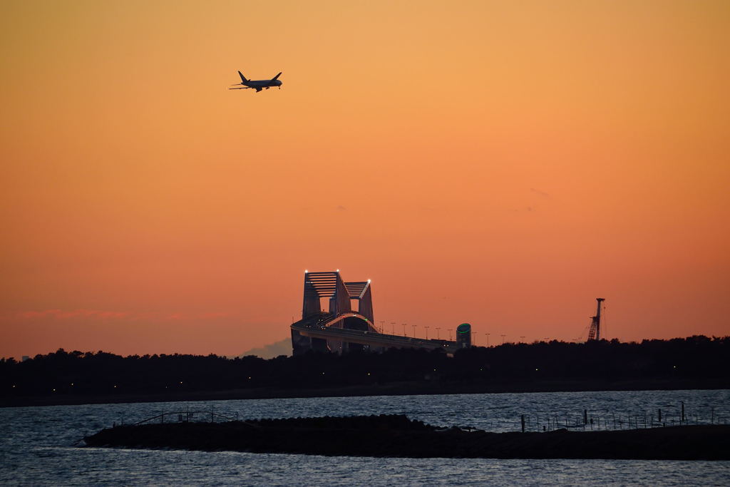 ゲートブリッジ夕景