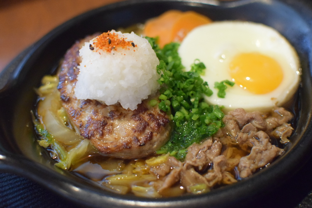 牛鍋風鬼おろしバーグ