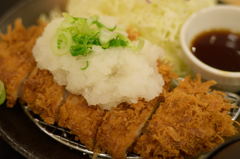 おろしロース定食