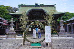 茅の輪くぐり