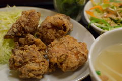 鶏レモングラス唐揚げ定食
