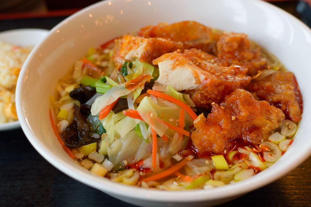 チキンカツラーメン