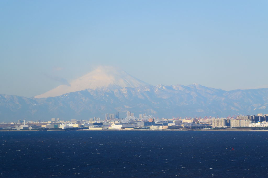 今朝の富士山