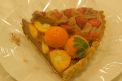 きんかんとチョコムース