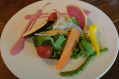 農園野菜のサラダ