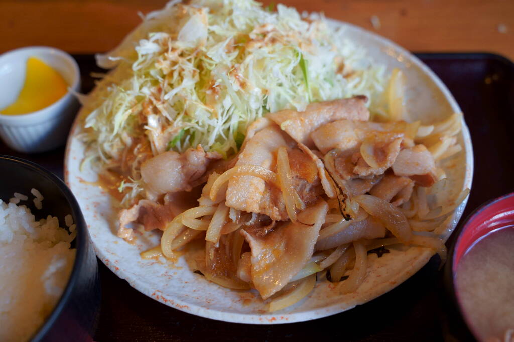 豚生姜焼き定食
