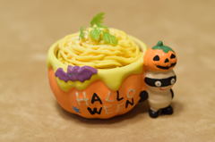 ハロウィンカボチャプリン