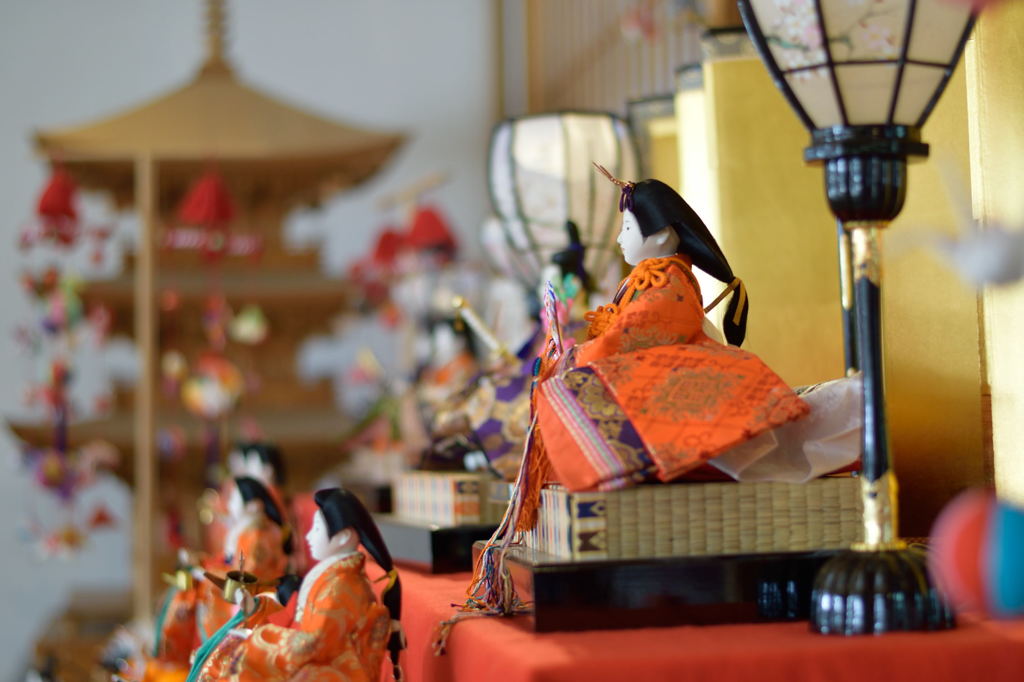 雛人形　中山法華経寺　横顔