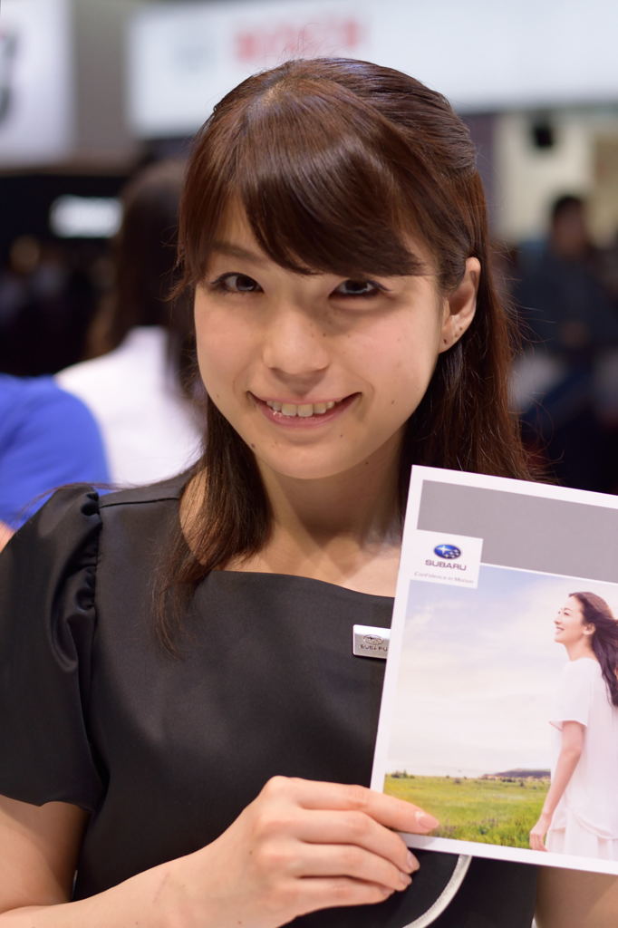 東京モーターショー2015の女神たち　SUBARU　２