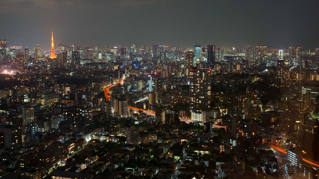 東京タワーからレインボーブリッジ