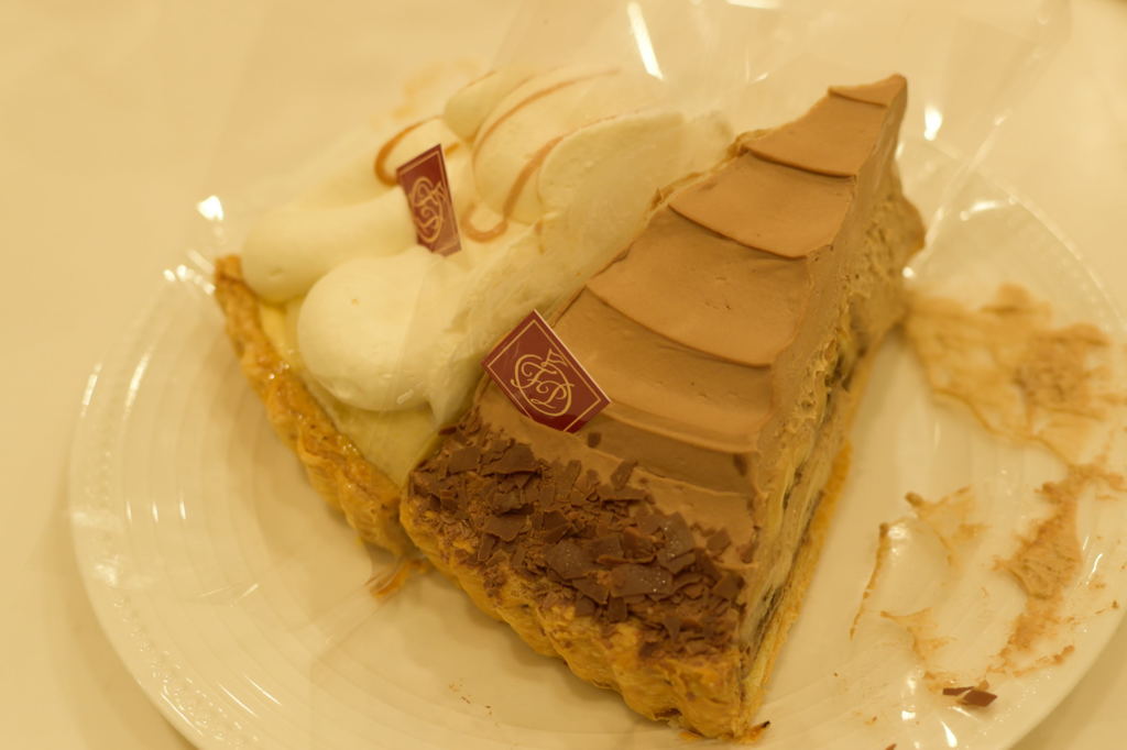 バナナとチョコクリーム