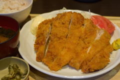 ジャンボチキンカツ定食