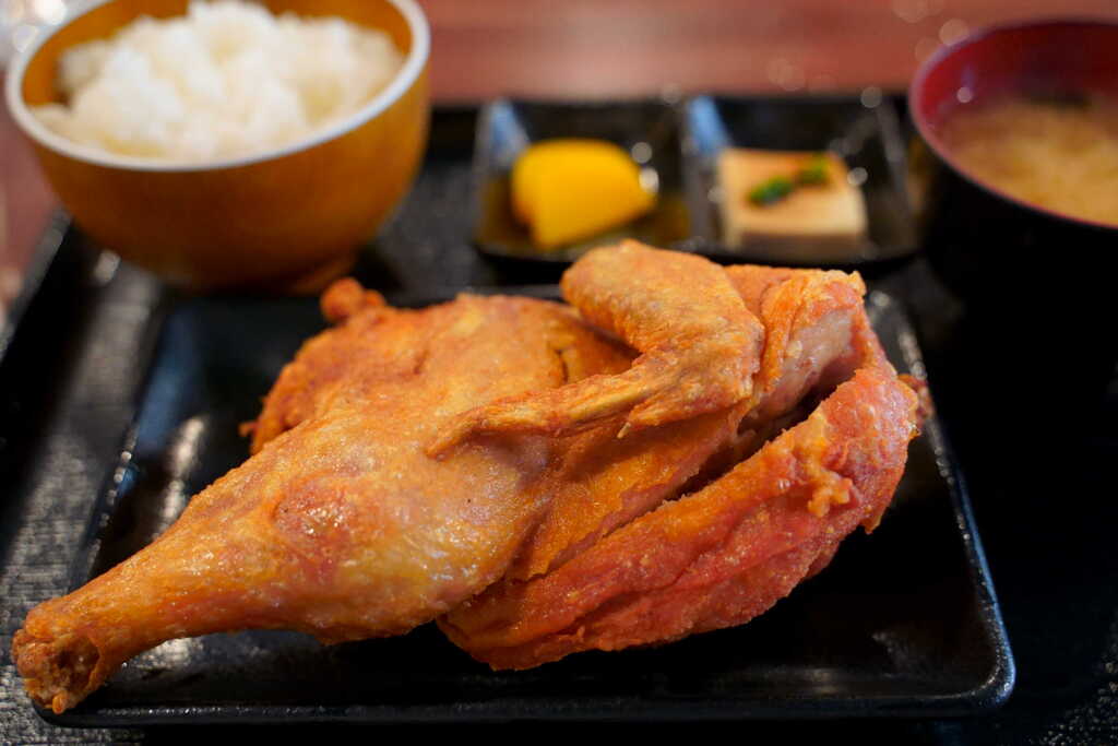 若鶏半身揚げ定食