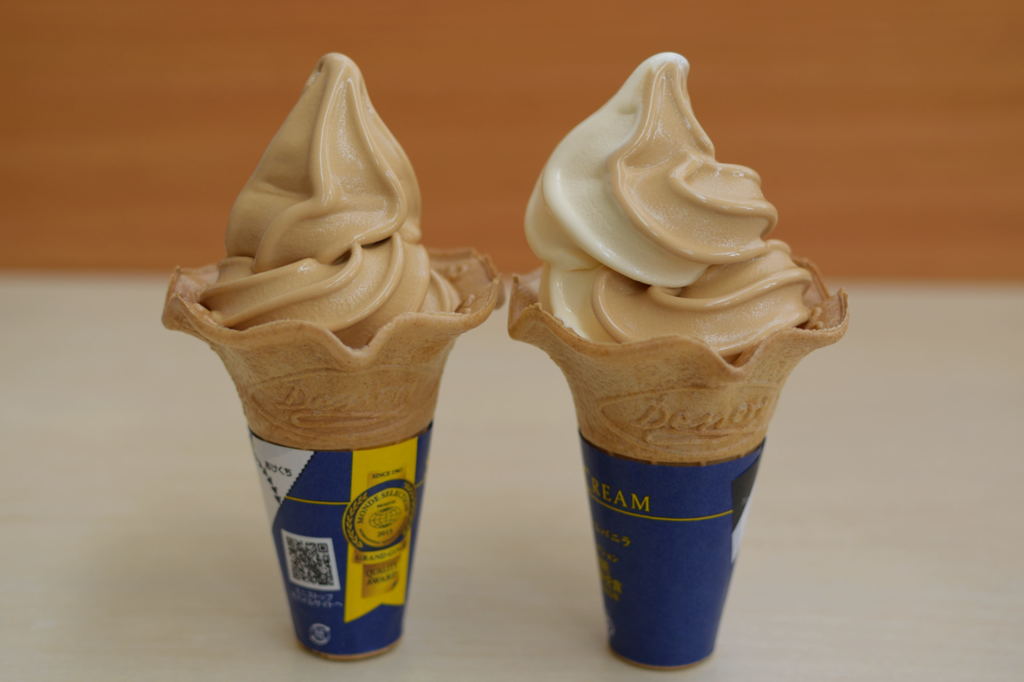 ソフトクリーム　２種