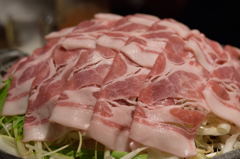 茨城県産美名豚と笹葱の炉端蒸し