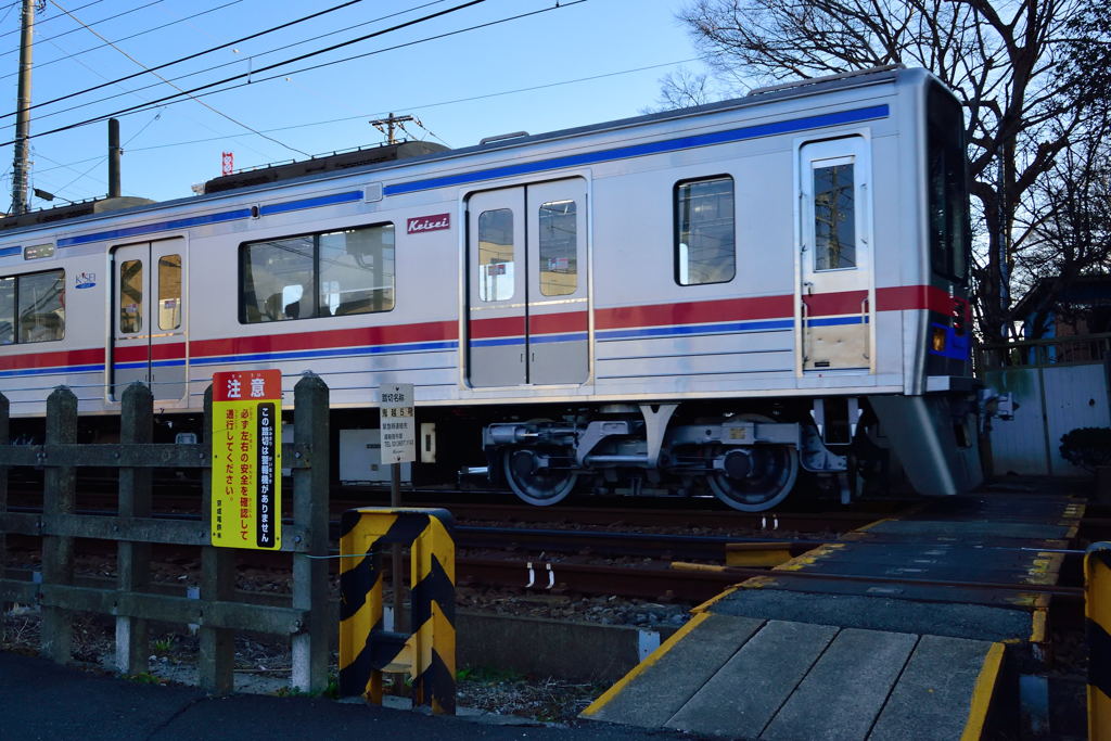 警報機のない踏切