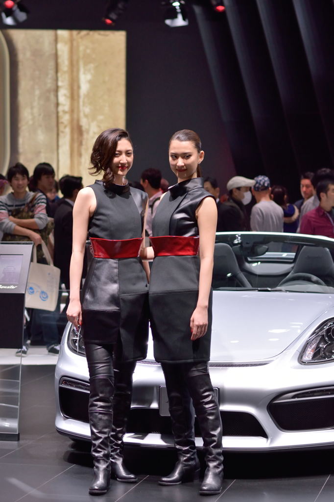 東京モーターショー2015の女神たち　PORSCHE