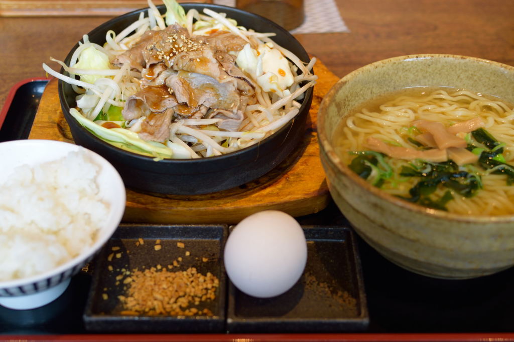 ビーフ鉄板麺