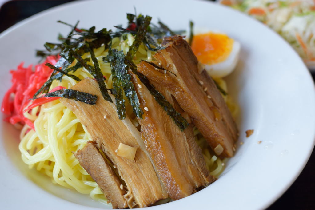 ネギ油冷麺