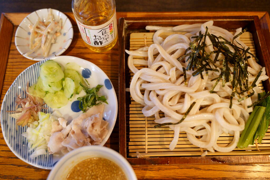 ごま味噌ざるうどん