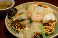 海鮮揚げ麺