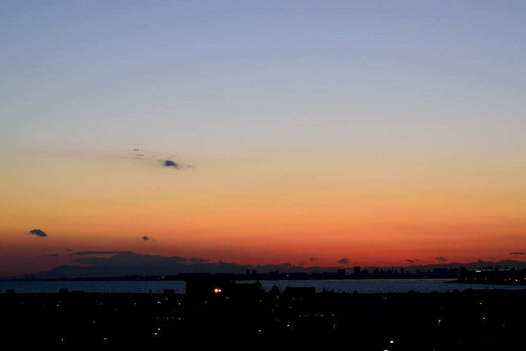 たった今・・・・夕景