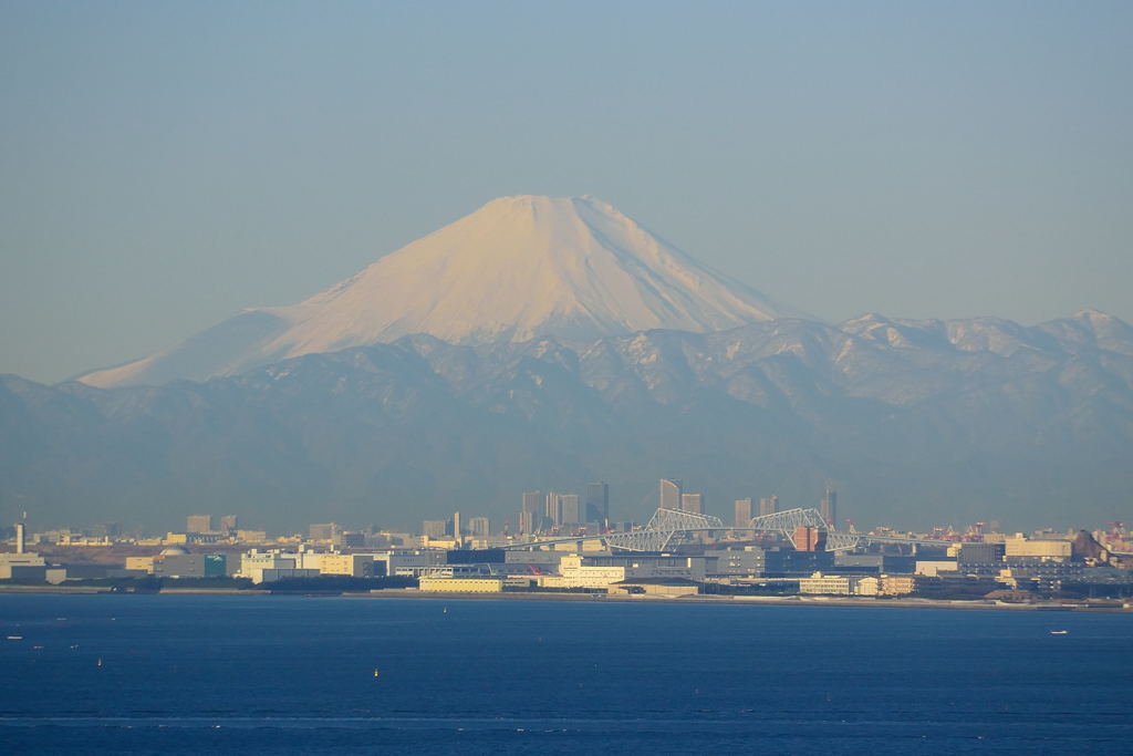 今朝の富士山