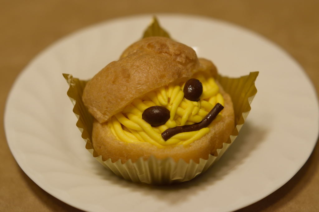 かぼちゃのモンブランシュー