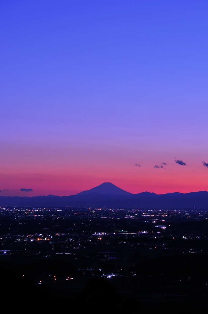 栃木県からの富士山