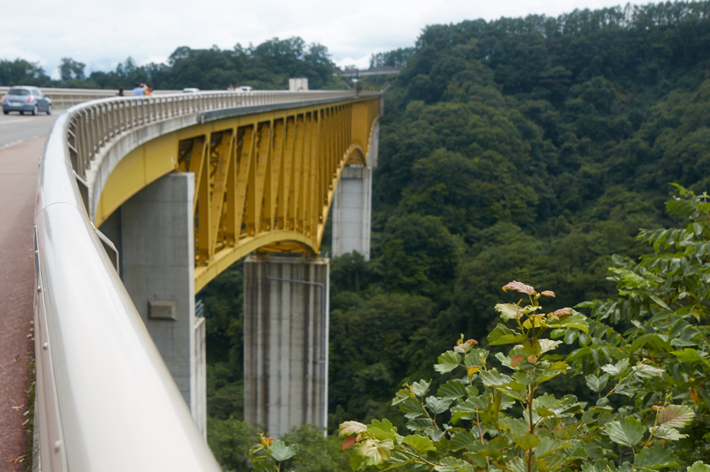 黄色い橋（八ヶ岳高原大橋）
