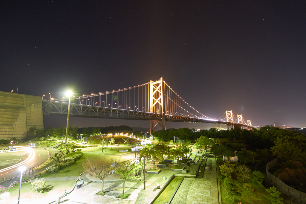 瀬戸大橋（夜景）