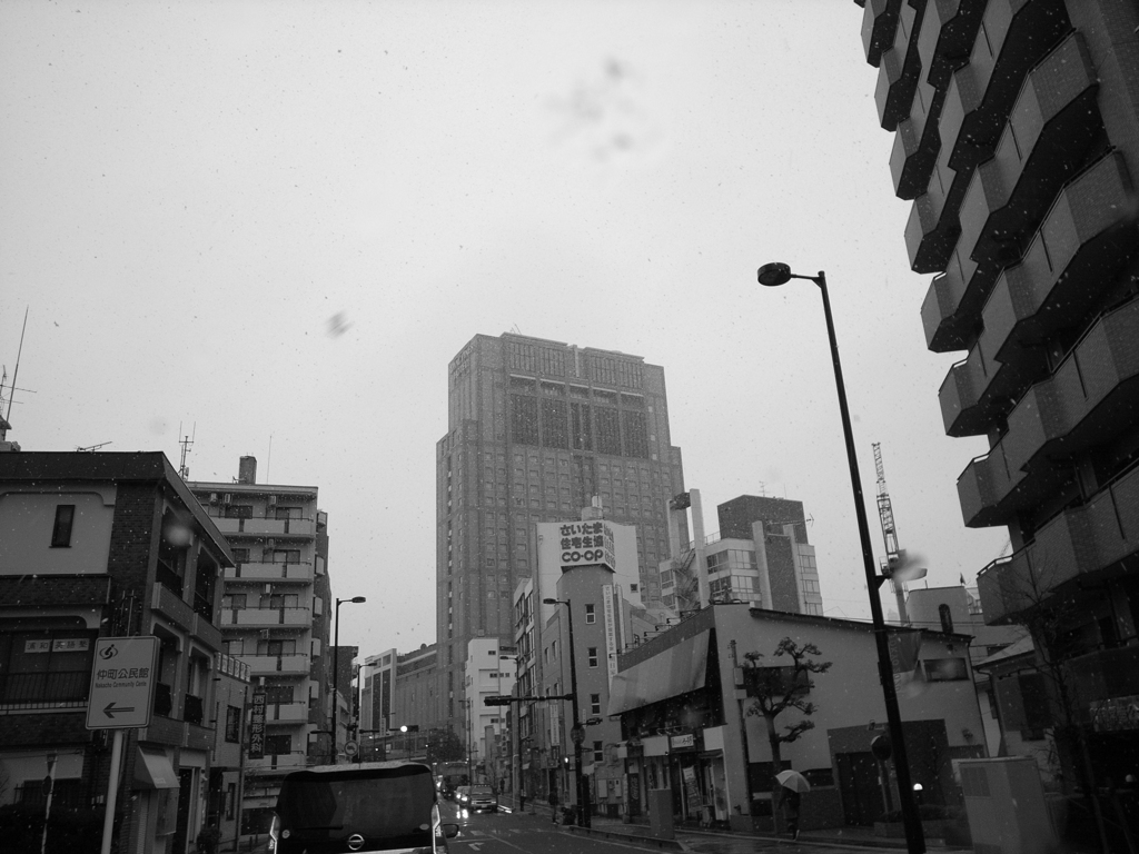 雪撮影（迫力無い２）