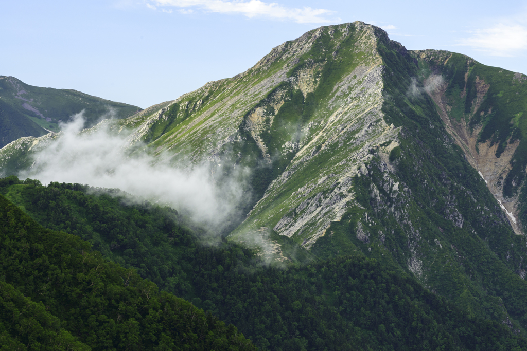 2014-08-13 蝶ヶ岳、常念岳