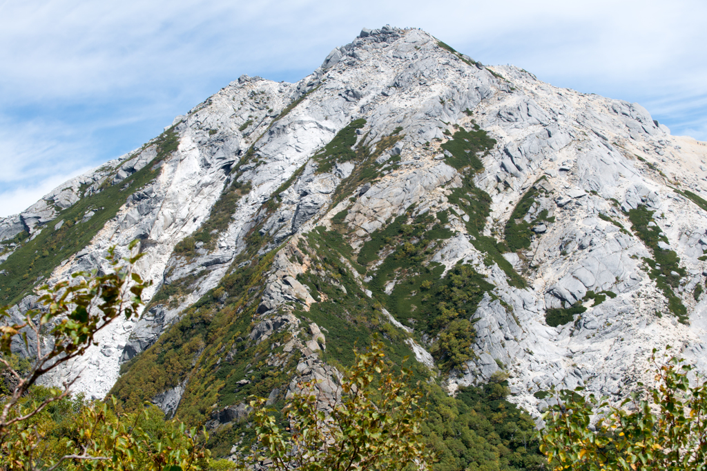 去年の山