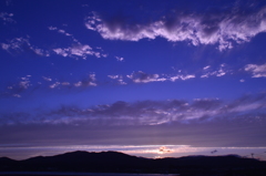 青の空