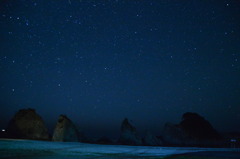 浄土ヶ浜の夜with　kuni＠さん