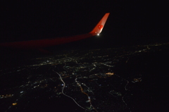 Night view from the sky