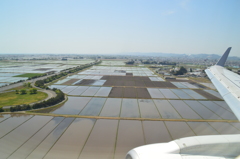 航空窓から@仙台市上空