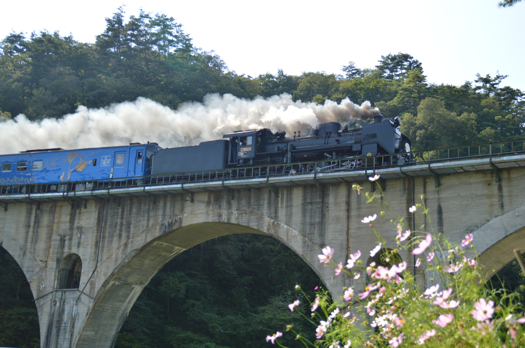 初秋の銀河鉄道withめがね橋