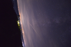 広がる夜空