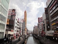 大阪　戎橋　道頓堀