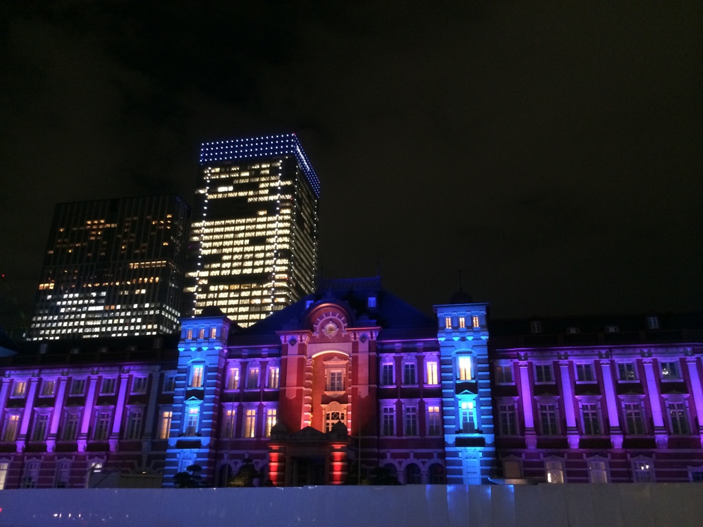 東京駅ライトアップ１