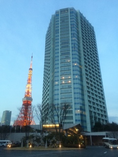 パークタワーと東京タワー