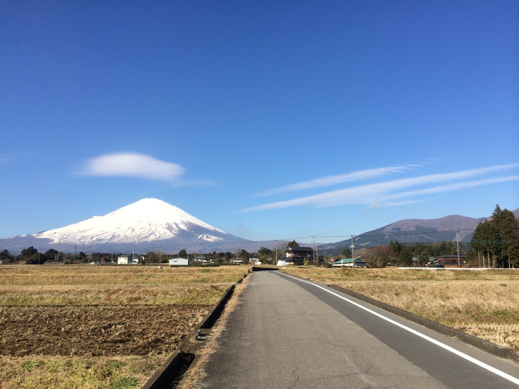 今朝の富士山