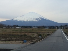 夕方の富士山