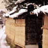 雪散る中へ