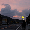 夕空に龍雲