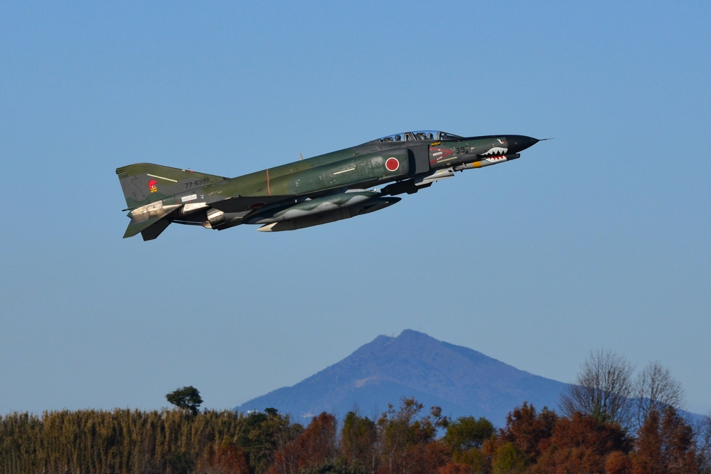 RF-4と筑波山